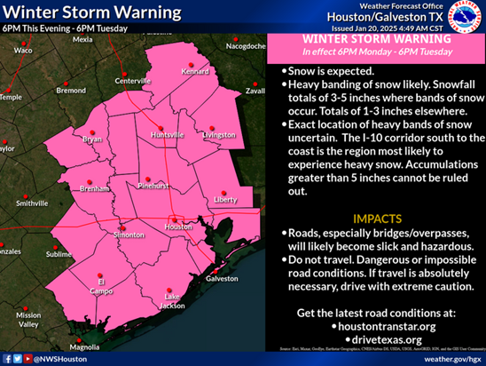 01 20 2025 Winter Storm Warning